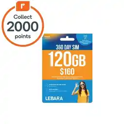 Woolworths Lebara $160 Starter Pack• offer