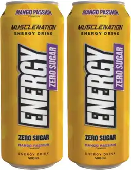 Coles Muscle nation energy drink offer