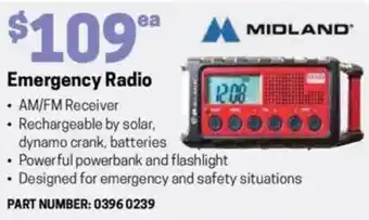 Blackwoods Emergency Radio offer