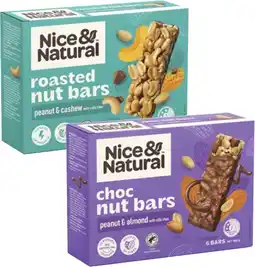 Coles Nice & Natural Nut Bars 180g-192g offer