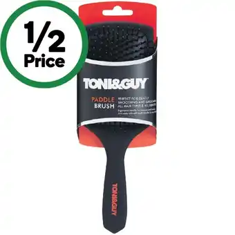 Woolworths Toni & Guy Paddle Brush offer