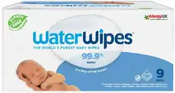 Coles Waterwipes Baby Wipes 540 Pack offer