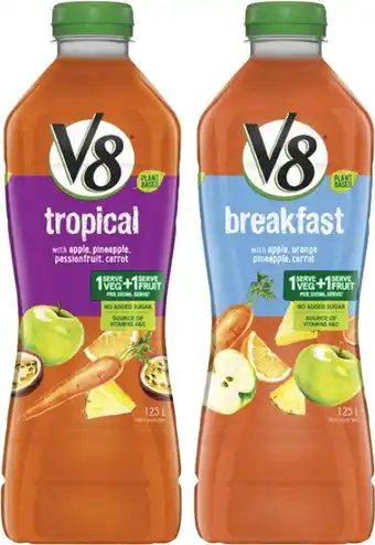 Coles Campbell’s V8 Juice 1.25 Litre offer