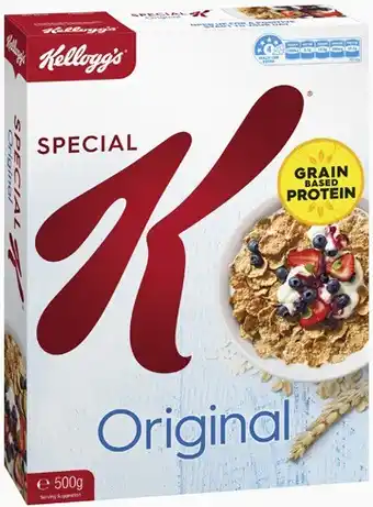 Coles Kellogg’s Special K Cereal 500g offer