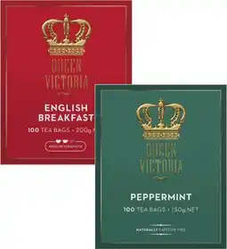 Coles Queen Victoria Tea Bags 100 Pack offer