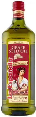 Coles La Española Grape Seed Oil 1 Litre offer