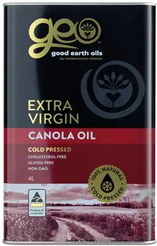 Coles Good Earth Oils Extra Virgin Canola Oil 4 Litre offer