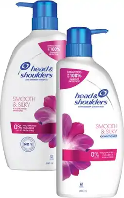 Coles Head & Shoulders Shampoo or Conditioner 850mL offer