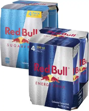 Coles Red bull energy drink offer