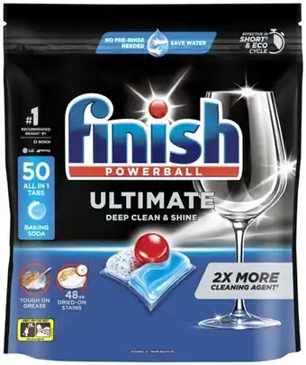 Coles Finish Ultimate Dishwashing Tablets 50 Pack offer