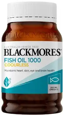 Coles Blackmores Odourless Fish Oil Capsules 200 Pack^ offer