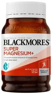 Coles Blackmores Super Magnesium+ Tablets 180 Pack^ offer