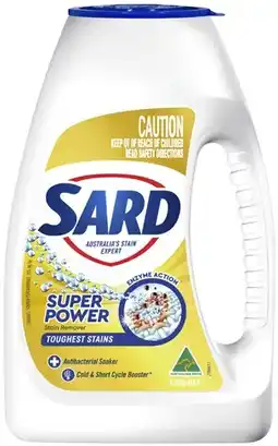 Coles Sard Stain Remover Powder 1.8kg offer