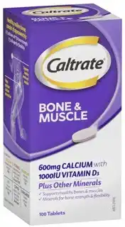 Coles Caltrate Bone & Muscle Health Tablets 100 Pack^ offer