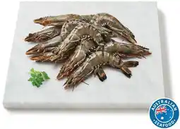 Coles Coles Australian Thawed Raw Exra Large Black Tiger Prawns offer