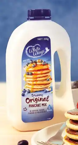 Coles White Wings Pancake Shake Mix 325g-350g offer