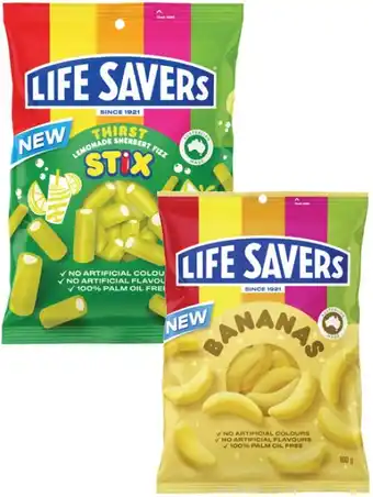 Coles Life Savers Candy 150g-200g offer