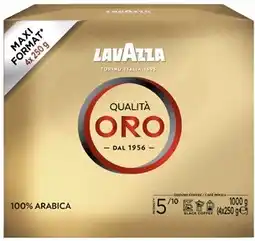 Coles Lavazza Qualita Oro Coffee Beans or Ground 1kg offer