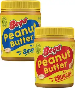 Coles Bega Smooth or Crunchy Peanut Butter 470g offer