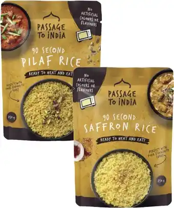 Coles Passage to India Microwave Rice 250g offer