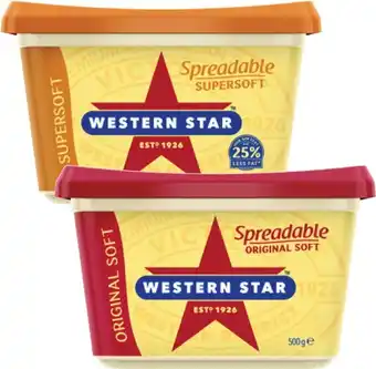 Coles Western Star Spreadable Blend 500g offer