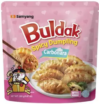 Coles Samyang Buldak Spicy Carbonara Dumplings 280g offer