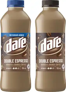 Coles Dare Flavoured Milk 750mL offer