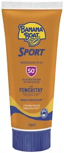 Coles Banana Boat Sport Sunscreen SPF50+ 200g^^ offer