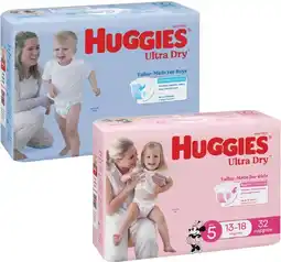 Coles Huggies Ultra Dry Bulk Nappies 30 Pack-54 Pack offer