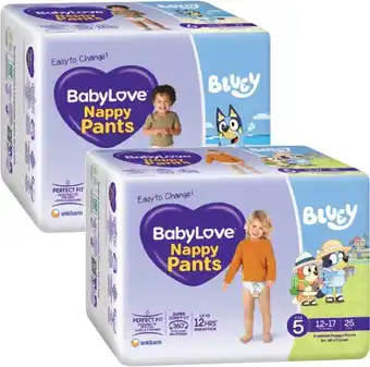 Coles BabyLove Bulk Nappy Pants 22 Pack-28 Pack offer