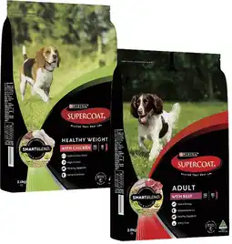 Coles Supercoat Dry Dog Food 2.6kg-2.8kg offer