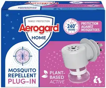 Coles Aerogard Home Plant Based Mosquito Repellent Plug-In + Refill 25mL offer