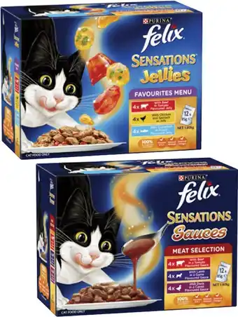 Coles Felix Cat Food 12x85g offer