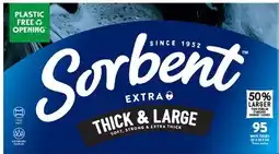 Coles Sorbent 2-Ply Extra Thick & Large Facial Tissues 95 Pack offer