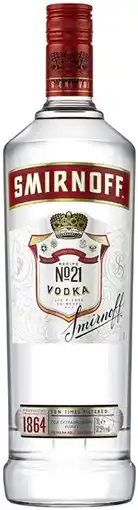 Coles Smirnoff Red Vodka 1 Litre offer