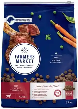 Coles Farmers Market Dry Dog Food 6.5kg-6.8kg offer