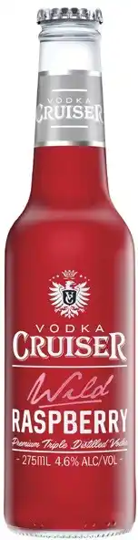 Coles Vodka Cruiser Mixed Bottles 10x275mL offer