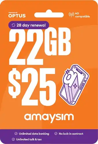 Coles Amaysim $25 Starter Pack offer