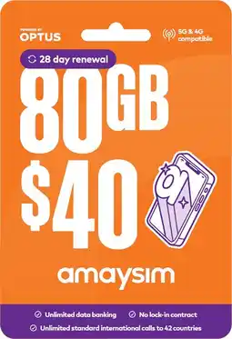 Coles Amaysim $40 Starter Pack offer