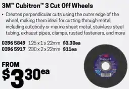 Blackwoods 3M Cubitron 3 Cut Off Wheels offer