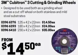 Blackwoods 3M Cubitron 3 Cutting & Grinding Wheels offer