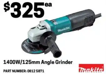 Blackwoods 1400W/125mm Angle Grinder offer