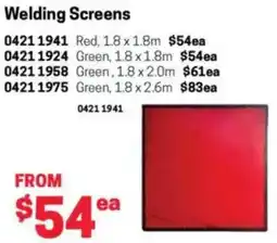 Blackwoods Welding Screens offer