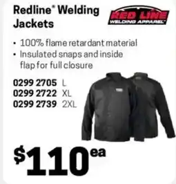 Blackwoods Redline Welding ED LINE Jackets offer