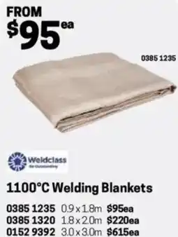 Blackwoods 1100°C Welding Blankets offer