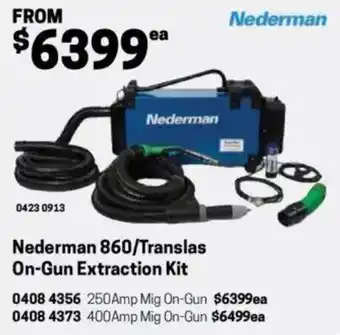 Blackwoods Nederman 860/Translas On-Gun Extraction Kit offer