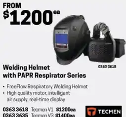 Blackwoods Welding Helmet with PAPR Respirator Series offer