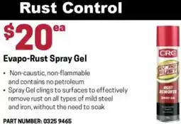 Blackwoods Evapo-Rust Spray Gel offer