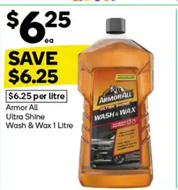 Woolworths Armor all ultra shine wash & wax offer