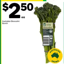 Woolworths Australian Broccolini Bunch offer